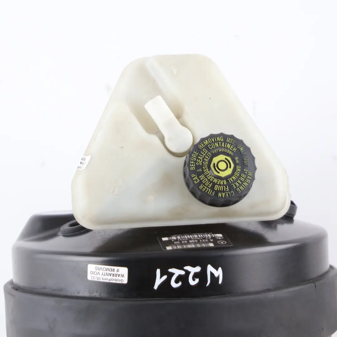 Brake Servo Mercedes W221 Booster Master Cylinder Control Unit to with Part number A2214303230 Brake Servo Mercedes W221 Booster Master Cylinder Control Unit - SKU A2214303230 - Part number A2214303230