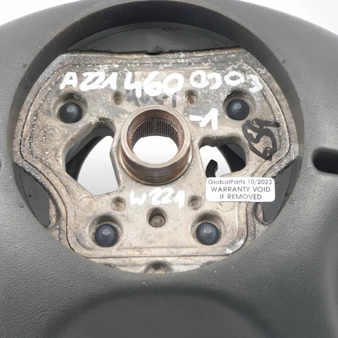 Mercedes C216 W221 NEW Black Leather Steering Wheel Wood Burr Walnut - SKU A2214600303-1 - Part number A2214600303