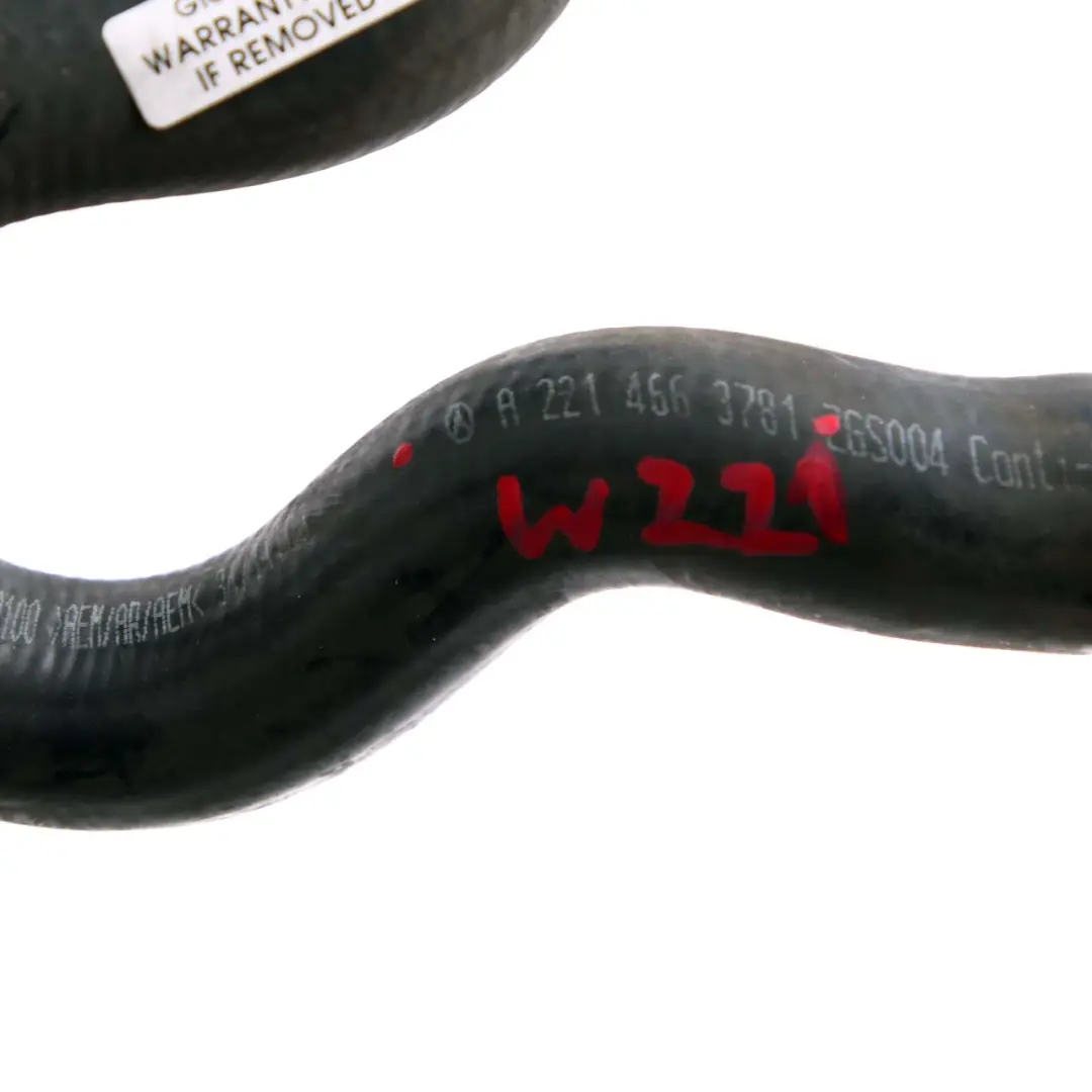 tubo servosterzo per Mercedes W221 Linea con numero di parte A2214663781 Mercedes W221 Linea tubo servosterzo - SKU A2214663781 - Numero di parte A2214663781