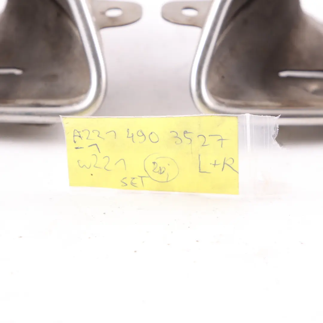 Left Right N/O/S Exhaust Muffler Pipe Tip Chrome to Mercedes W176 W221 Rear with Part number A2214903527 Mercedes W176 W221 Rear Left Right N/O/S Exhaust Muffler Pipe Tip Chrome - SKU A2214903527 - Part number A2214903527