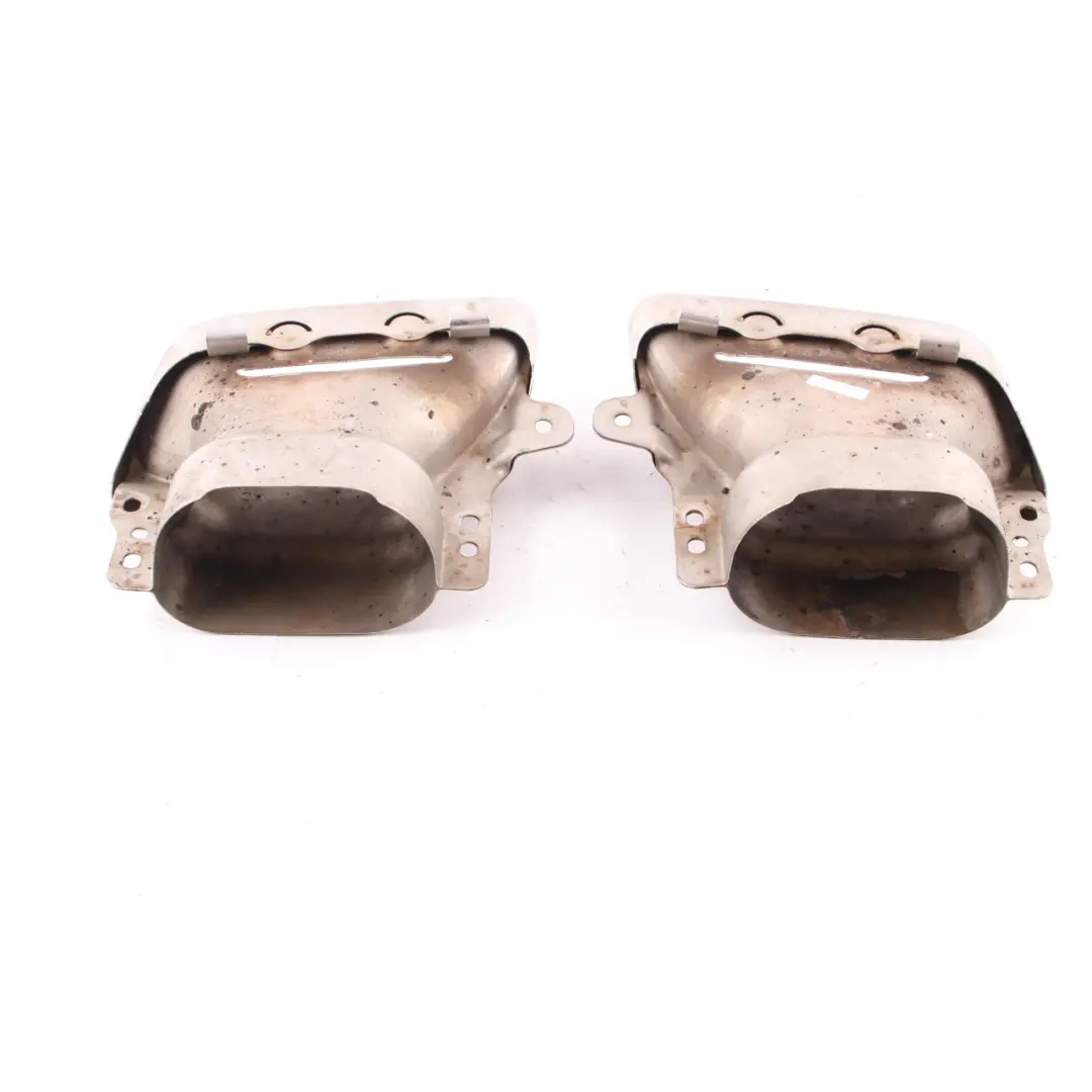 Left Right N/O/S Exhaust Muffler Pipe Tip Chrome to Mercedes W176 W221 Rear with Part number A2214903527 Mercedes W176 W221 Rear Left Right N/O/S Exhaust Muffler Pipe Tip Chrome - SKU A2214903527 - Part number A2214903527