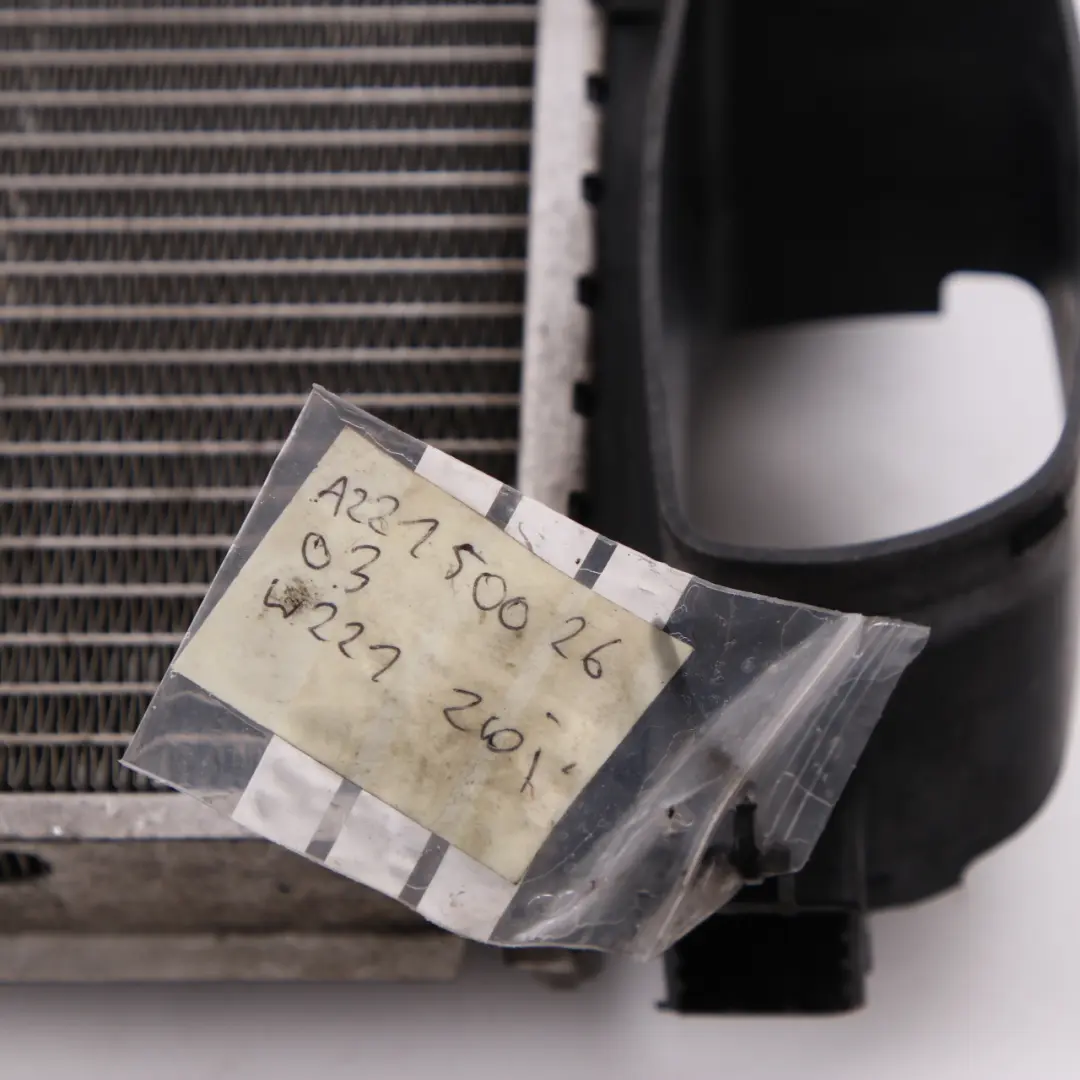 Mercedes W221 Motor Kühlung Kühler Wasser - SKU A2215002603 - Teilenummer A2215002603