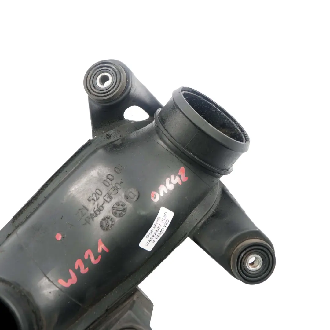 Manguera Admision Aire OM642 Tubo Intercooler Diesel para Mercedes W221 con número de pieza A2215200001 Mercedes W221 Manguera Admision Aire OM642 Tubo Intercooler Diesel - SKU A2215200001 - Número de pieza A2215200001