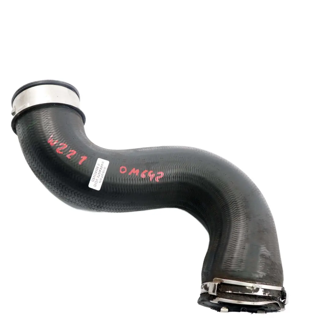 Intake Hose OM642 W212 Intercooler Charge Pipe to Mercedes W221 Air with Part number A2215281482 Mercedes W221 Air Intake Hose OM642 W212 Intercooler Charge Pipe - SKU A2215281482 - Part number A2215281482