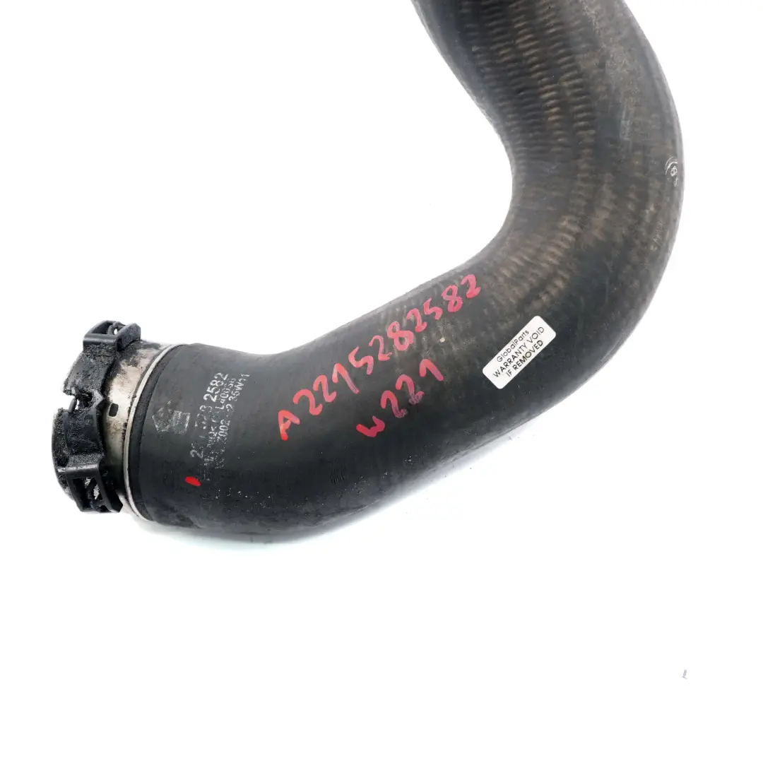 Mercedes W221 OM642 Ladeluft Kühler Intercooler Rohr Schlauch - SKU A2215282582 - Teilenummer A2215282582