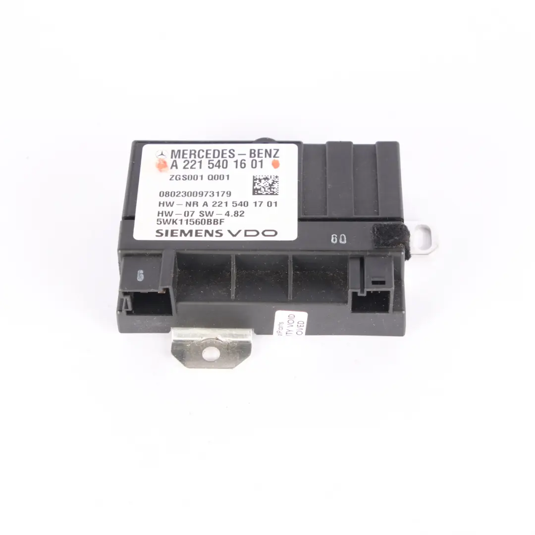 Mercedes W164 W204 Modulo pompa carburante di controllo ECU benzina - SKU A2215401601 - Numero di parte A2215401601