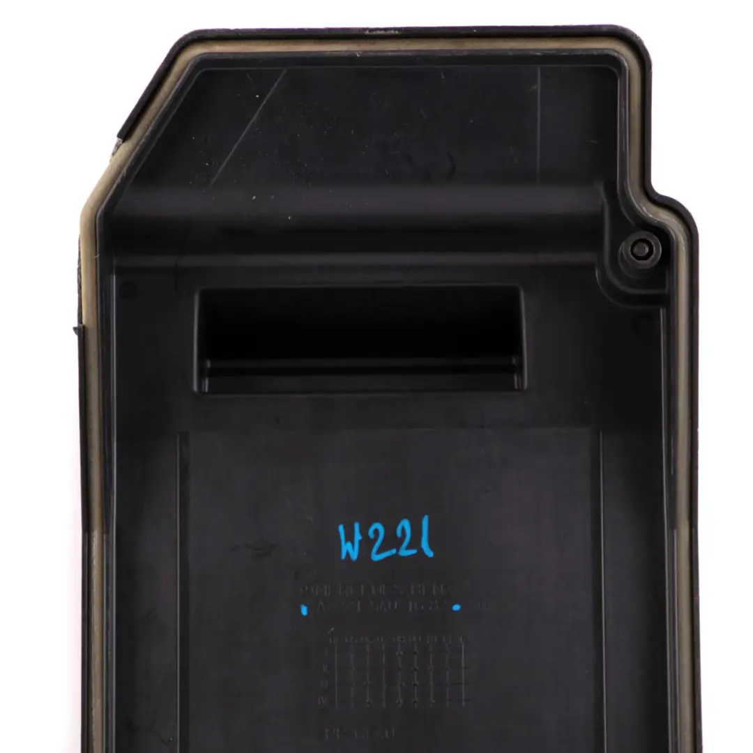 Fuse Box Case Trim Panel Lid to Mercedes W221 Cover with Part number A2215401682 Mercedes W221 Cover Fuse Box Case Trim Panel Lid - SKU A2215401682 - Part number A2215401682