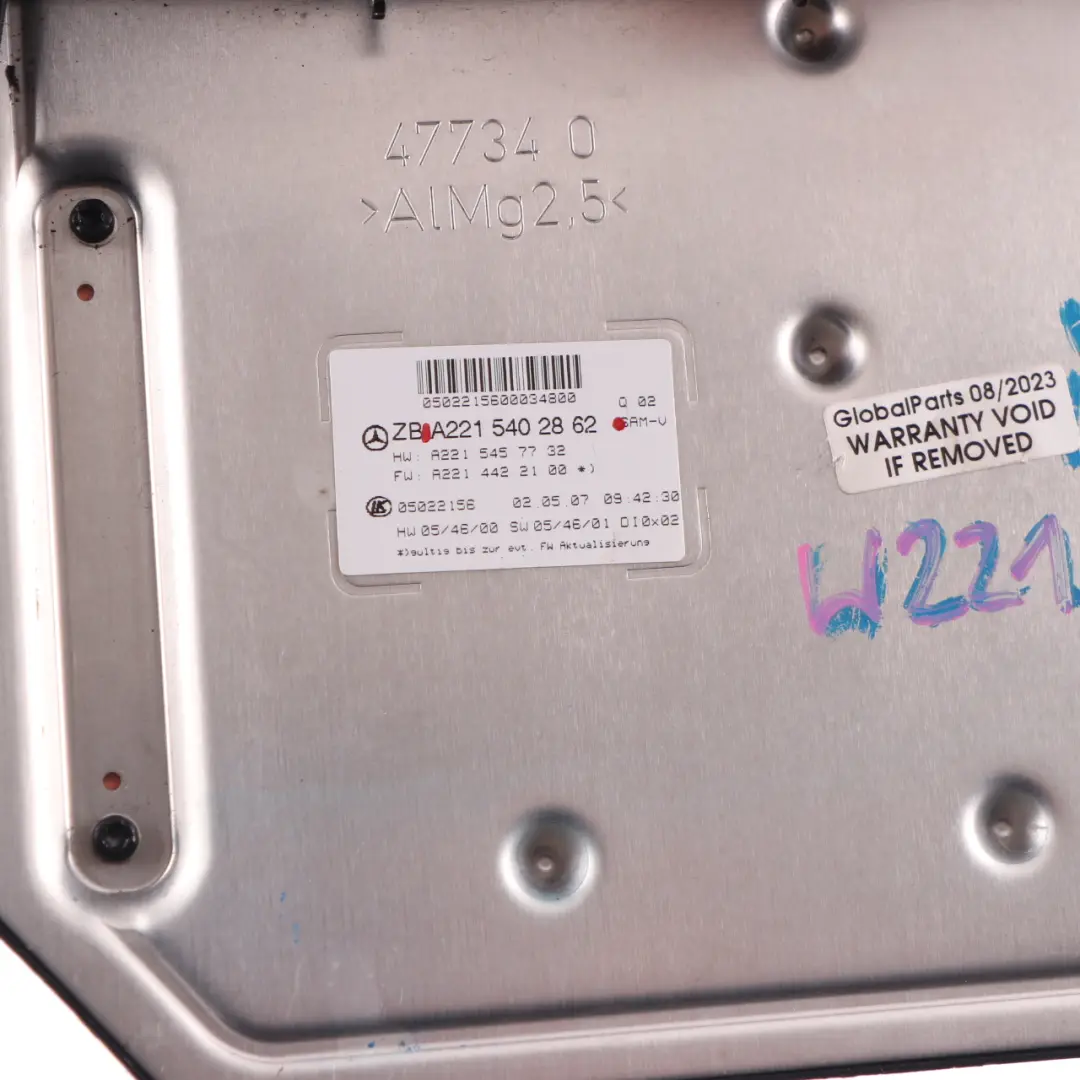 Caja Fusibles Delantera SAM Módulo Relé Unidad Control para Mercedes W221 con número de pieza A2215402862 Mercedes W221 Caja Fusibles Delantera SAM Módulo Relé Unidad Control - SKU A2215402862 - Número de pieza A2215402862