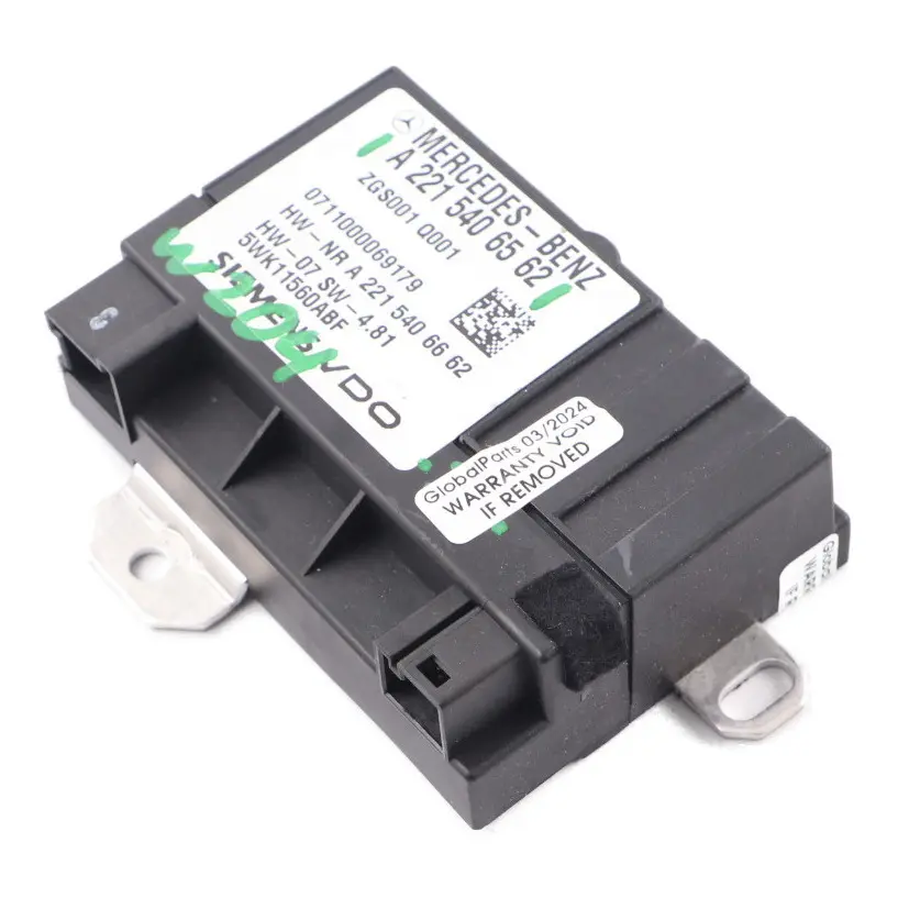 Modulo Controllo Pompa Di Alimentazione A Benzina per Mercedes W204 con numero di parte A2215406562 Mercedes W204 Modulo Controllo Pompa Di Alimentazione A Benzina - SKU A2215406562 - Numero di parte A2215406562