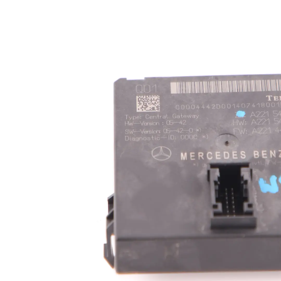 Mercedes W221 Gateway Control Unit Module ECU - SKU A2215408845 - Part number A2215408845