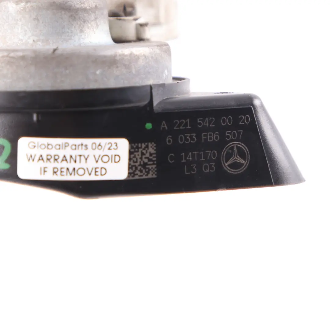  Horn Signal Mercedes W212 E63 AMG Fanfare Low Tone Horn Signal Siren - SKU A2215420020 - Part number A2215420020