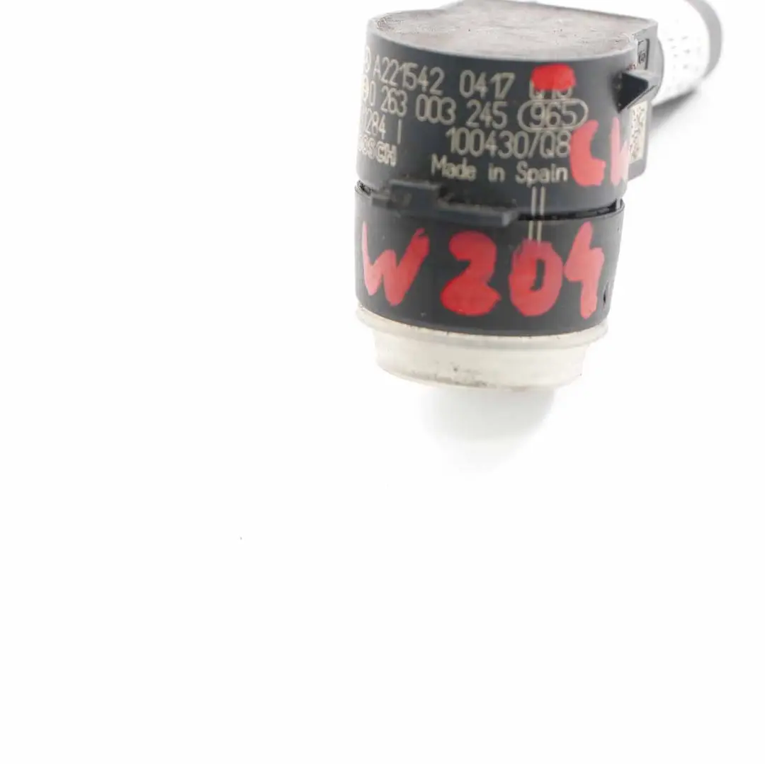 PDC Sensor Mercedes W169 W204 W212 Parking Distance Front Calcite White - 650 to with Part number A2215420417 PDC Sensor Mercedes W169 W204 W212 Parking Distance Front Calcite White - 650 - SKU A2215420417-CW - Part number A2215420417