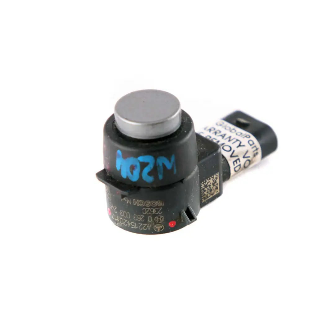 PDC Sensor Distancia Aparcamiento Delantero Plata Paladio para Mercedes W169 W204 con número de pieza A2125420018 Mercedes W169 W204 PDC Sensor Distancia Aparcamiento Delantero Plata Paladio - SKU A2215420417-PAL - Número de pieza A2125420018