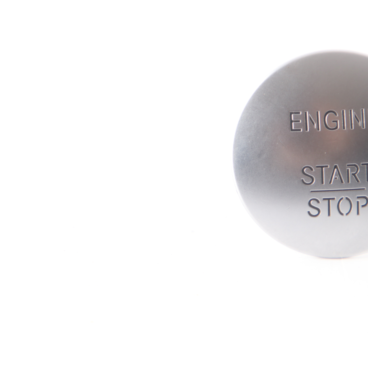Motor Start Knop Keyless Go Start Stop Drukknop Motor Contactslot voor Mercedes oem2215450714 Zilver