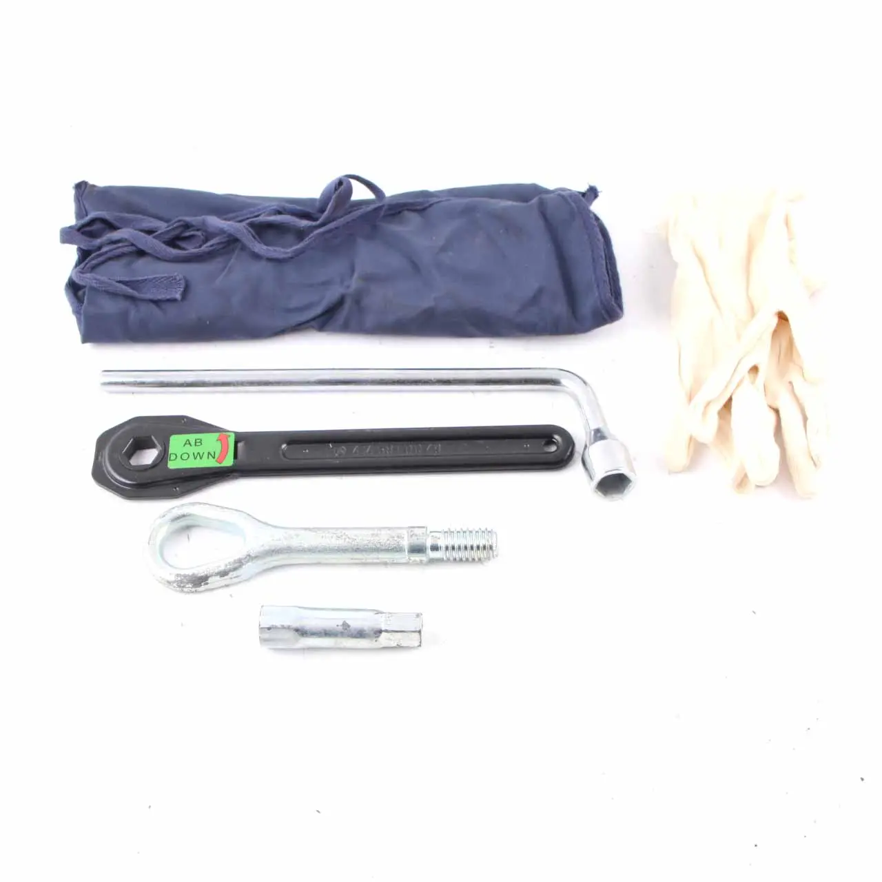 Mercedes W204 W246 W245 W176 W212 Tool Kit Wheel Wrench Hook Bolt Set
