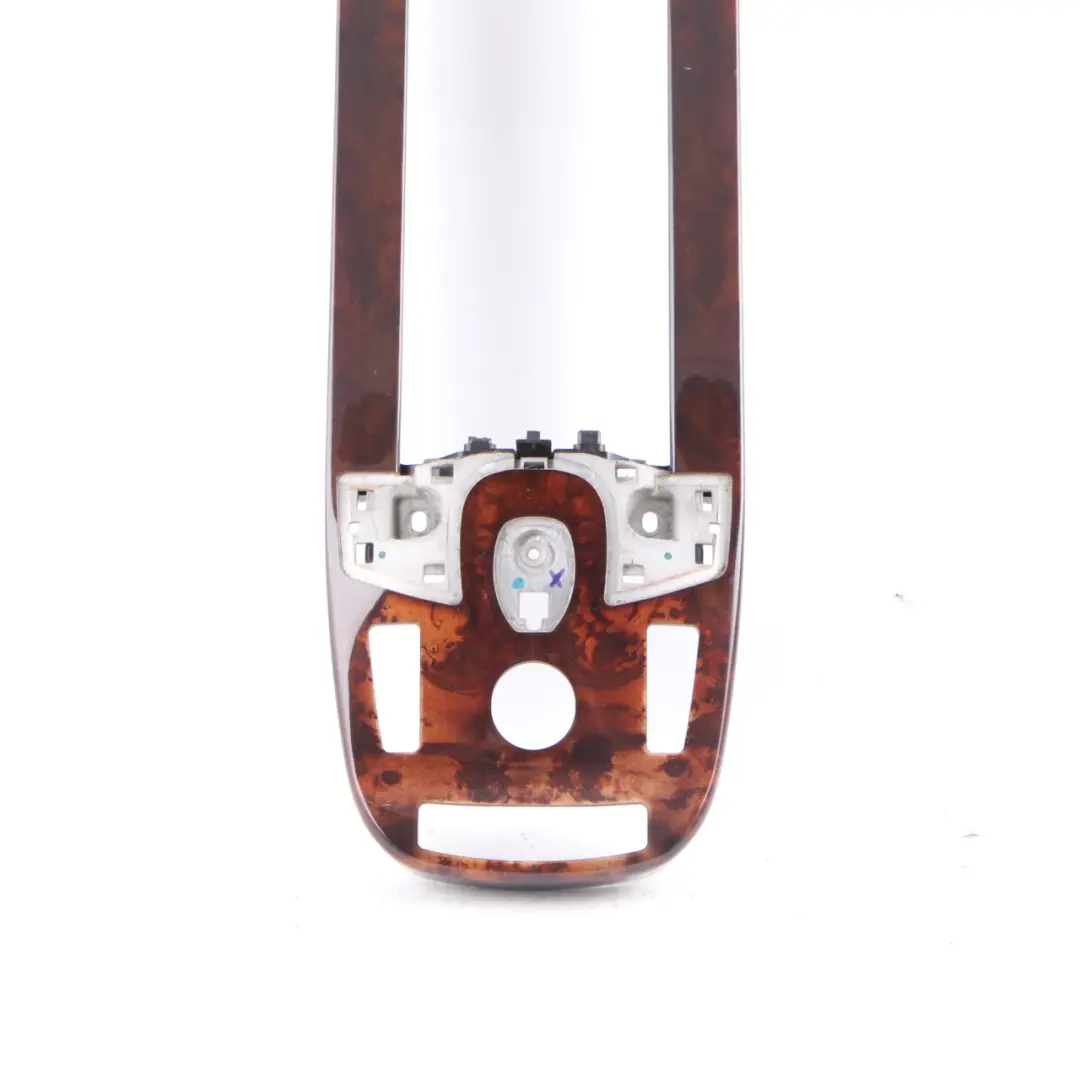 Centre Console Front Cover Trim Decor Burr Walnut Wood to Mercedes W221 with Part number A2216800234 Mercedes W221 Centre Console Front Cover Trim Decor Burr Walnut Wood - SKU A2216800234 - Part number A2216800234