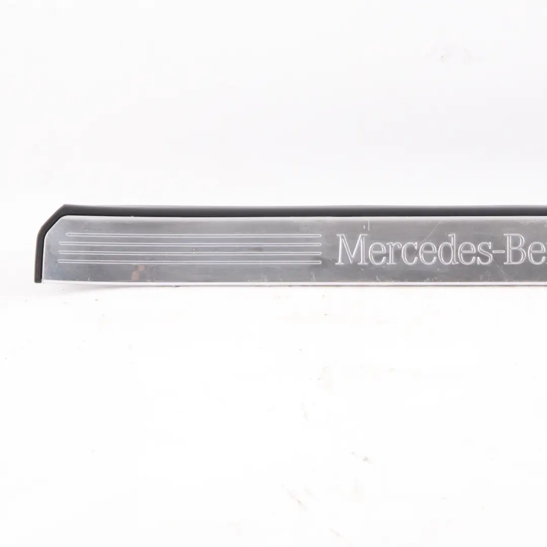 Entrance Covering Strip Front Right O/S Trim Silver to Mercedes W221 with Part number A2216800235 Mercedes W221 Entrance Covering Strip Front Right O/S Trim Silver - SKU A2216800235-1 - Part number A2216800235