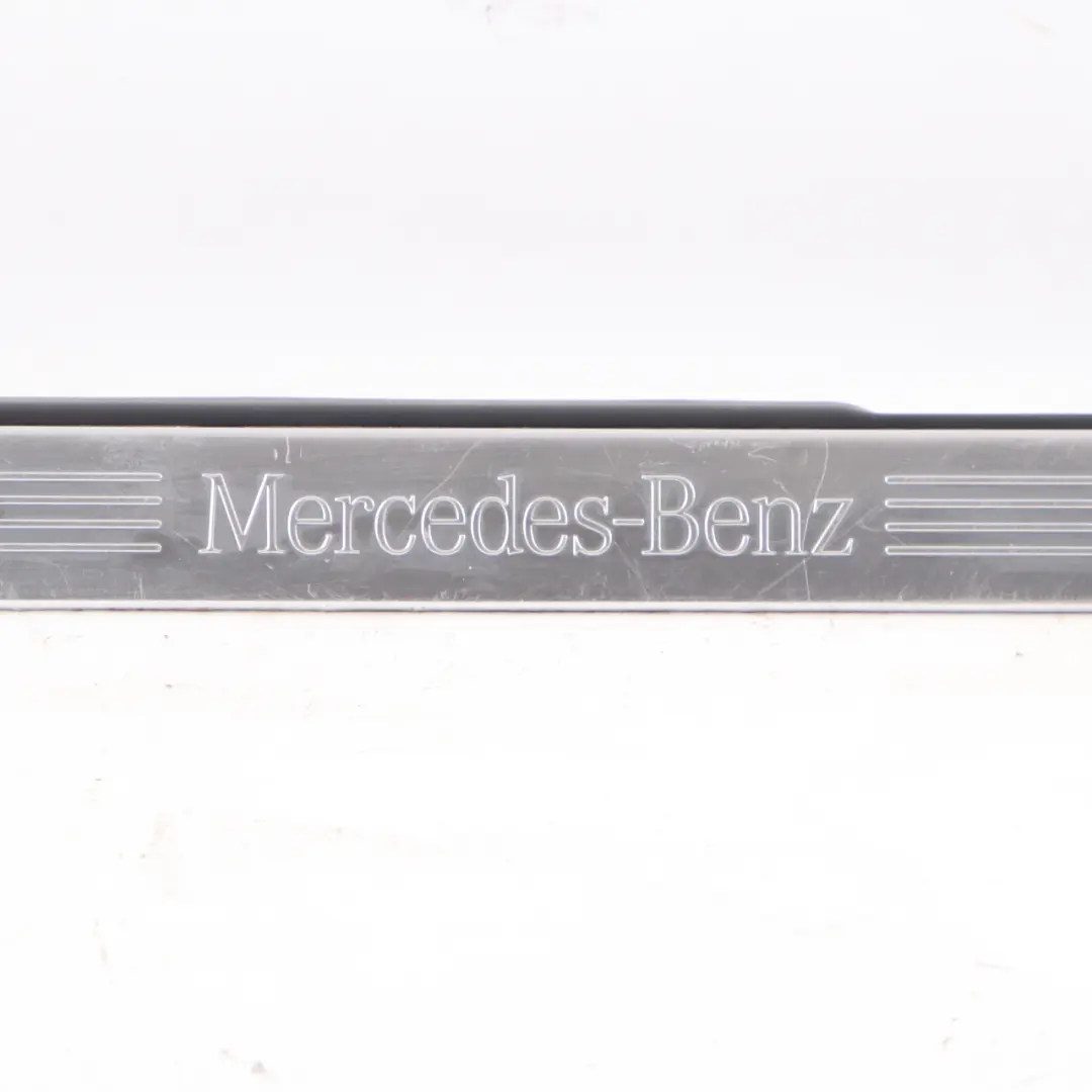 Entrance Covering Strip Front Right O/S Trim Silver to Mercedes W221 with Part number A2216800235 Mercedes W221 Entrance Covering Strip Front Right O/S Trim Silver - SKU A2216800235-1 - Part number A2216800235