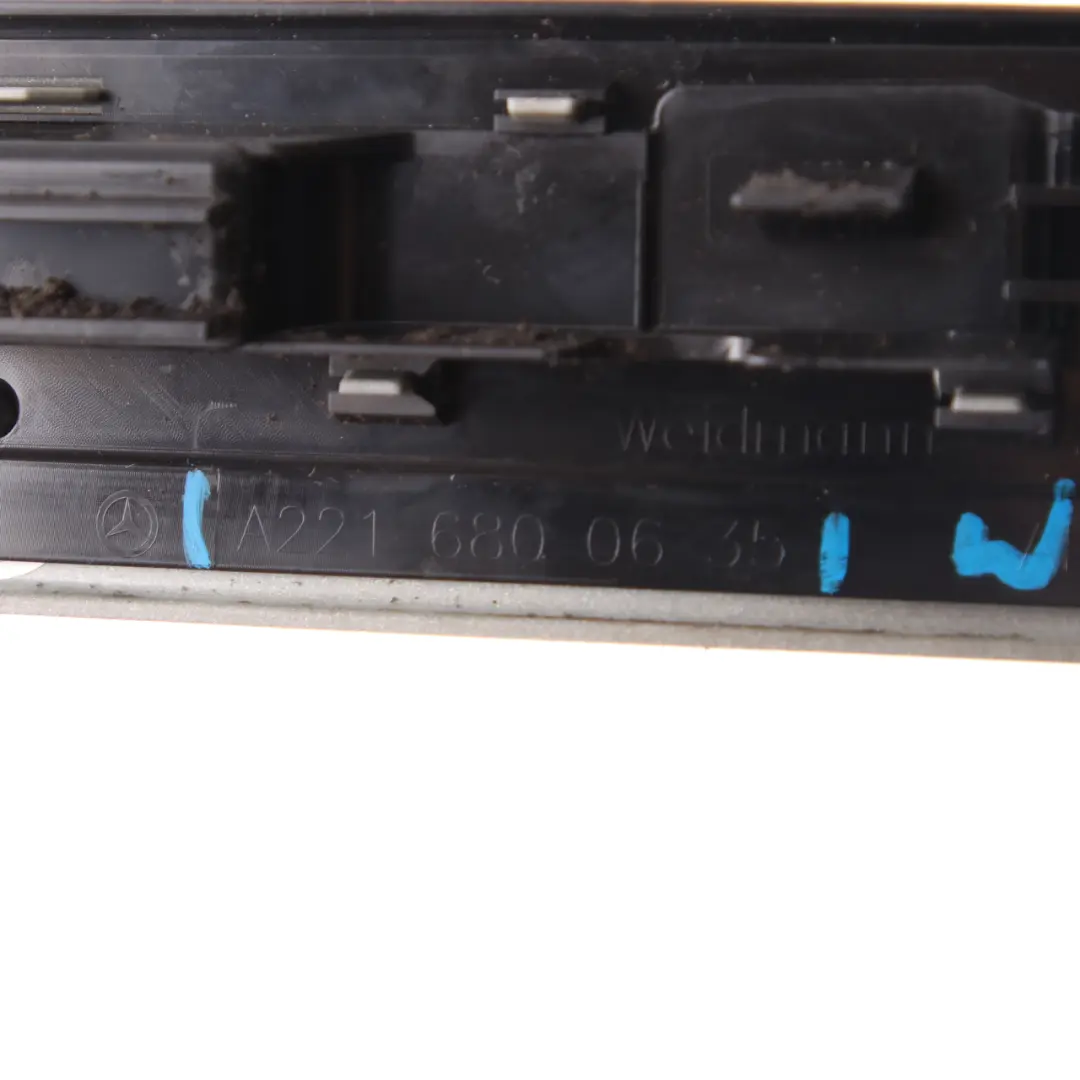 Mercedes W221 Door Sill Rear Right O/S Entrance Cover Step Plate - SKU A2216800635 - Part number A2216800635