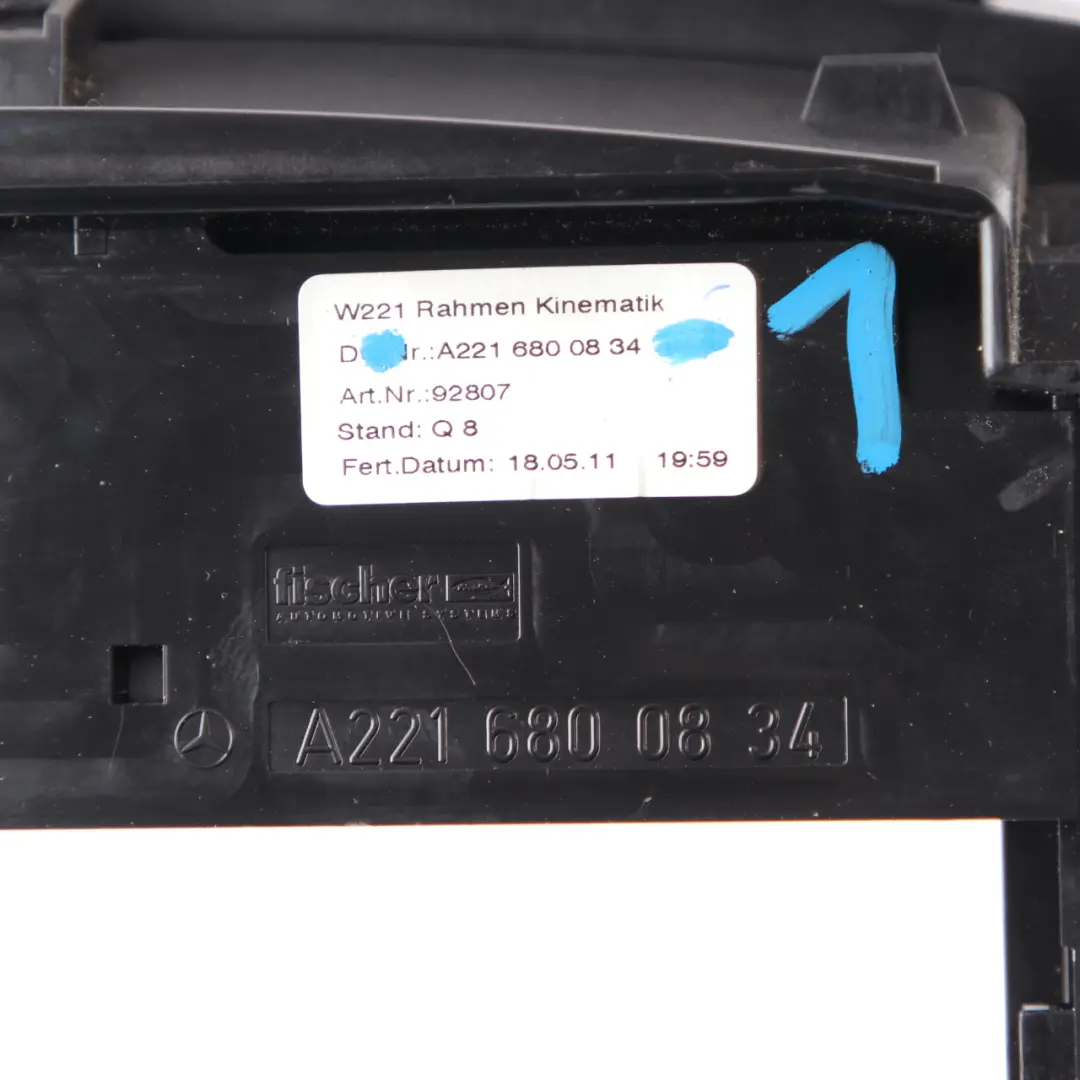 Mercedes W221 Osłona Konsoli Środkowej Odtwarzacza CD Beżowa - SKU A2216800834-1 - Numer Części A2216800834