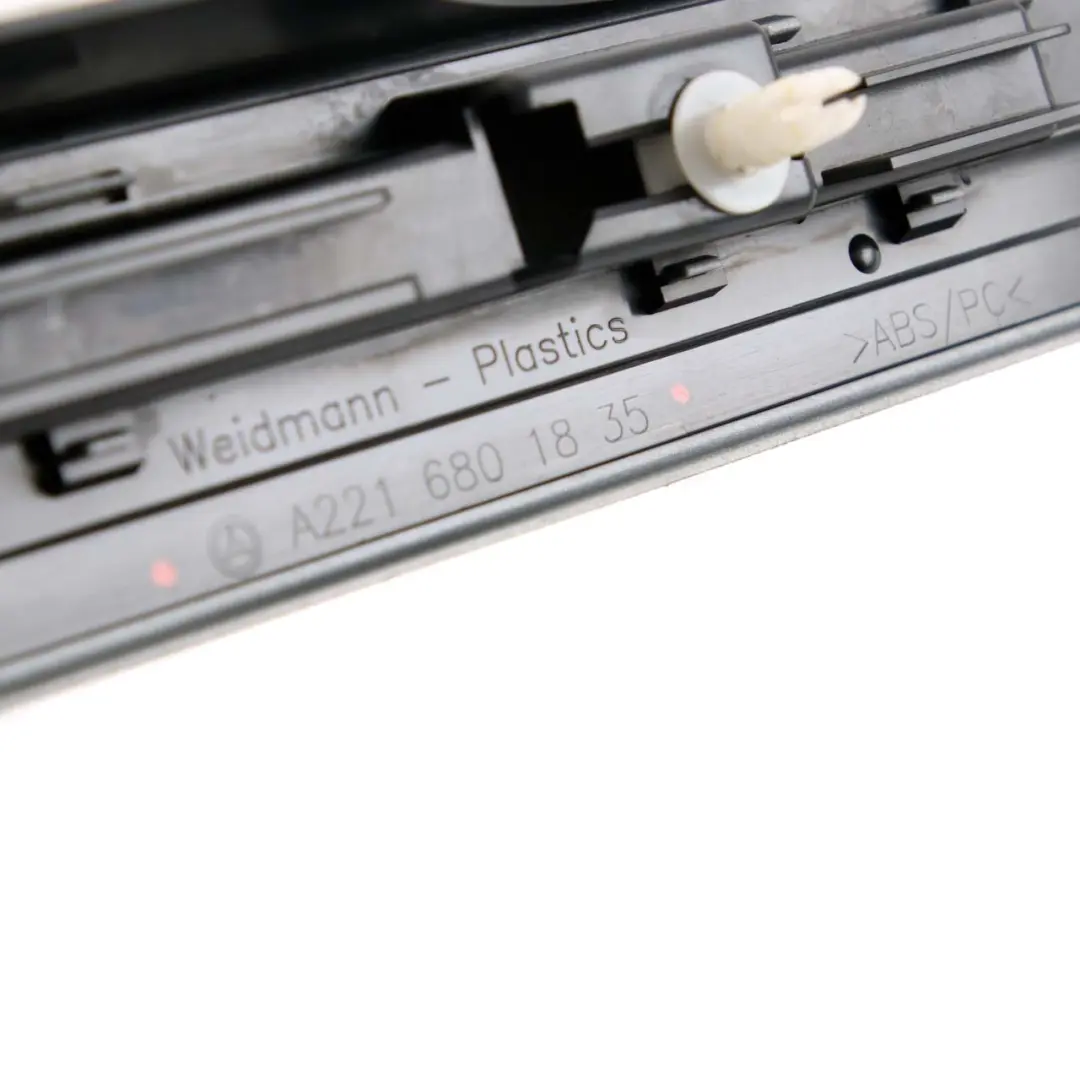 Mercedes-Benz S-Class W221 Door Sill Panel Rear Right Trim Cover O/S to with Part number A2216801835 Mercedes-Benz S-Class W221 Door Sill Panel Rear Right Trim Cover O/S - SKU A2216801835 - Part number A2216801835