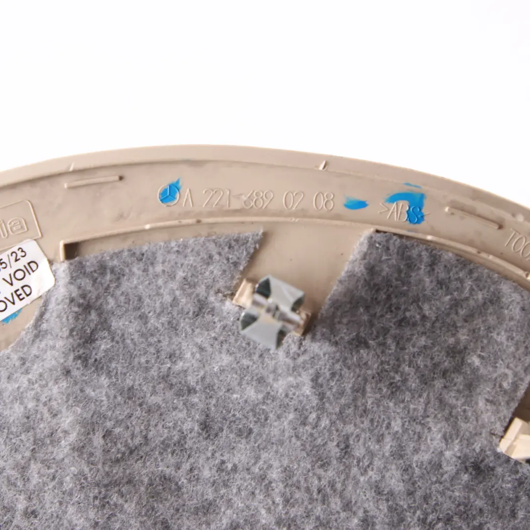 Dashboard Trim Panel Cover Right O/S Beige to Mercedes W221 with Part number A2216890208 Mercedes W221 Dashboard Trim Panel Cover Right O/S Beige - SKU A2216890208-1 - Part number A2216890208