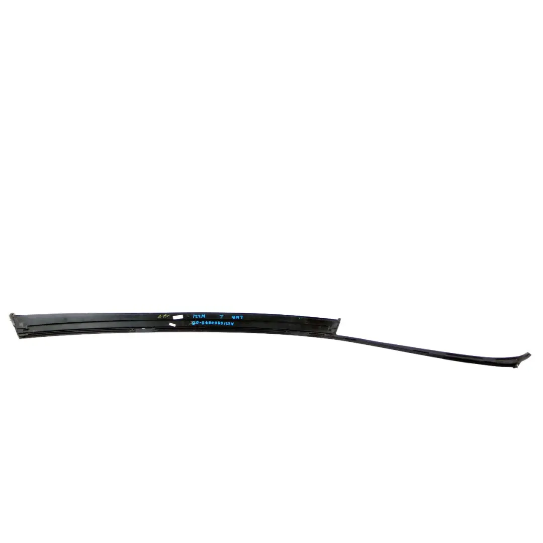 Mercedes Benz S-Class W221 Left N/S Roof Moulding Trim Strip Obsidian Black 197 - SKU A2216900979-OB - Part number A2216900979