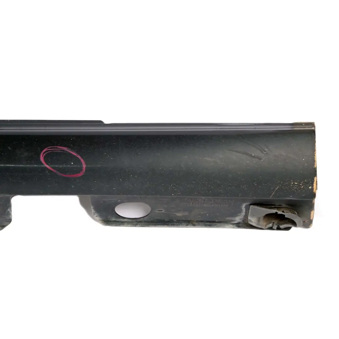 Mercedes-Benz S W221 Door Sill Side Cover Skirt Right O/S Obsidian Black - 197 to with Part number A2216901040 Mercedes-Benz S W221 Door Sill Side Cover Skirt Right O/S Obsidian Black - 197 - SKU A2216901040-OB - Part number A2216901040