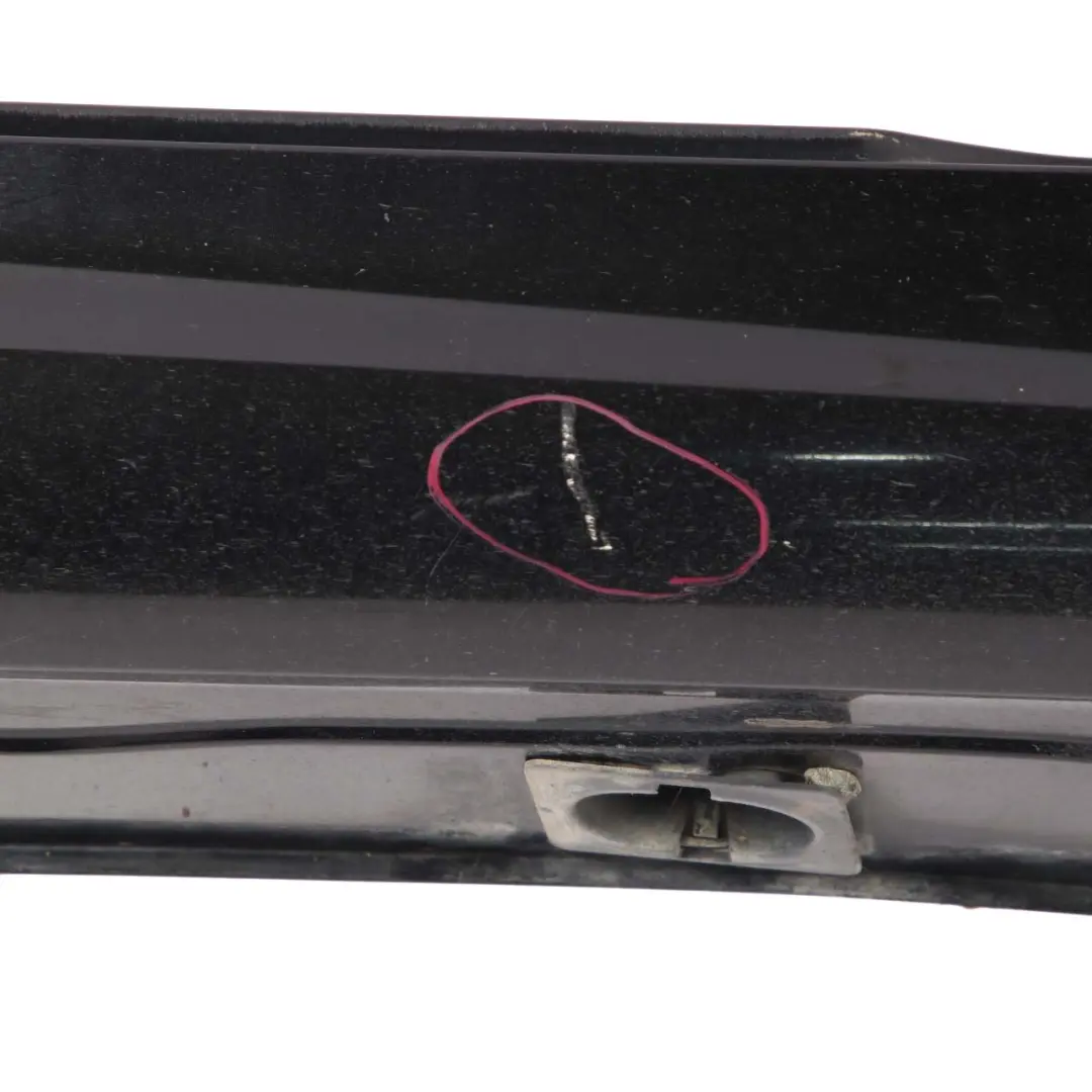 Mercedes-Benz S W221 Door Sill Side Cover Skirt Right O/S Obsidian Black - 197 to with Part number A2216901040 Mercedes-Benz S W221 Door Sill Side Cover Skirt Right O/S Obsidian Black - 197 - SKU A2216901040-OB - Part number A2216901040