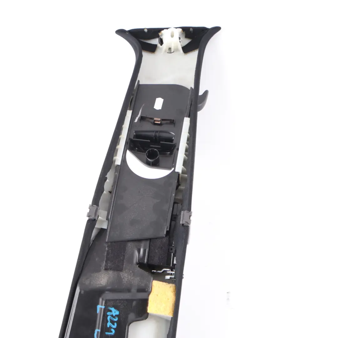 Mercedes W221 Trim Cover Left N/S B-Pillar Middle Trim Panel Black - SKU A2216901126 - Part number A2216901126