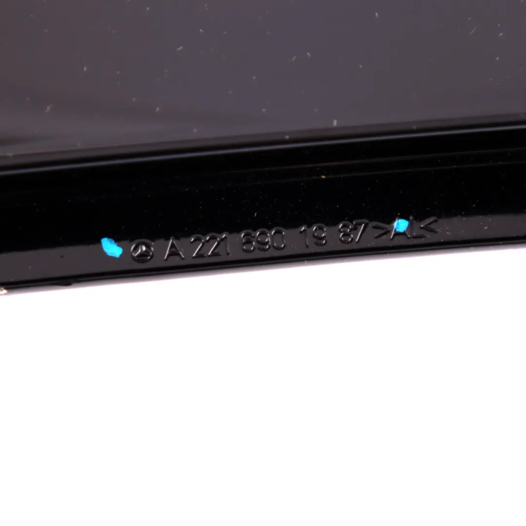 Parte trasera izquierda Embellecedor pilar puerta para Mercedes W221 con número de pieza A2216901987 Mercedes W221 Parte trasera izquierda Embellecedor pilar puerta - SKU A2216901987 - Número de pieza A2216901987