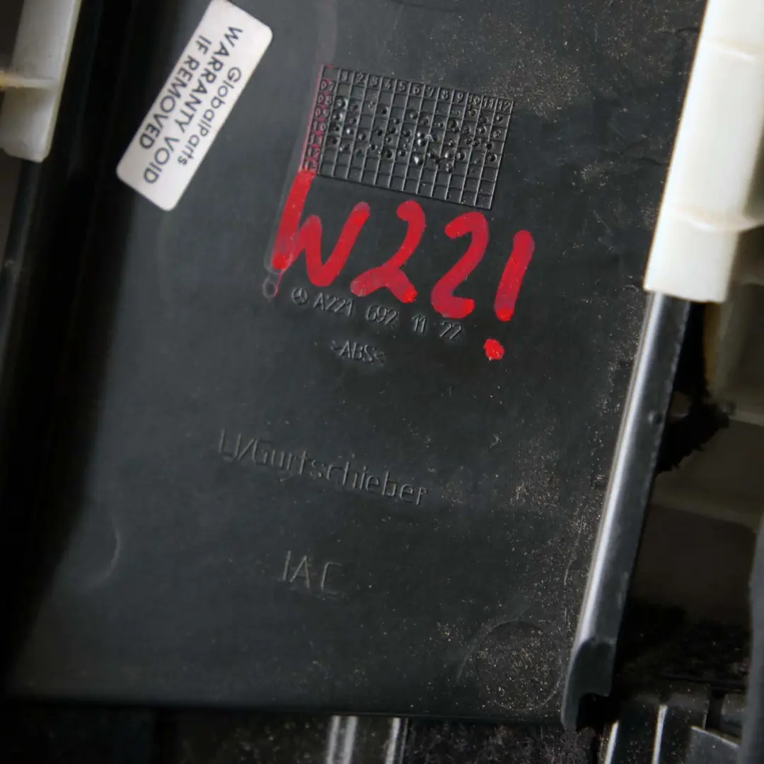 Mercedes-Benz S-Class W221 Left N/S B-Pillar Middle Trim Cover Black to with Part number A2216921122 Mercedes-Benz S-Class W221 Left N/S B-Pillar Middle Trim Cover Black - SKU A2216921122 - Part number A2216921122