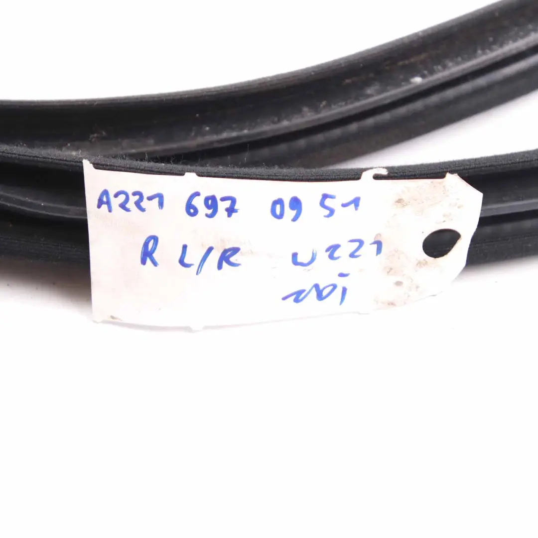 Mercedes W221 Door Seal Edge Protection Gasket Rear Left Right N/O/S - SKU A2216970951 - Part number A2216970951