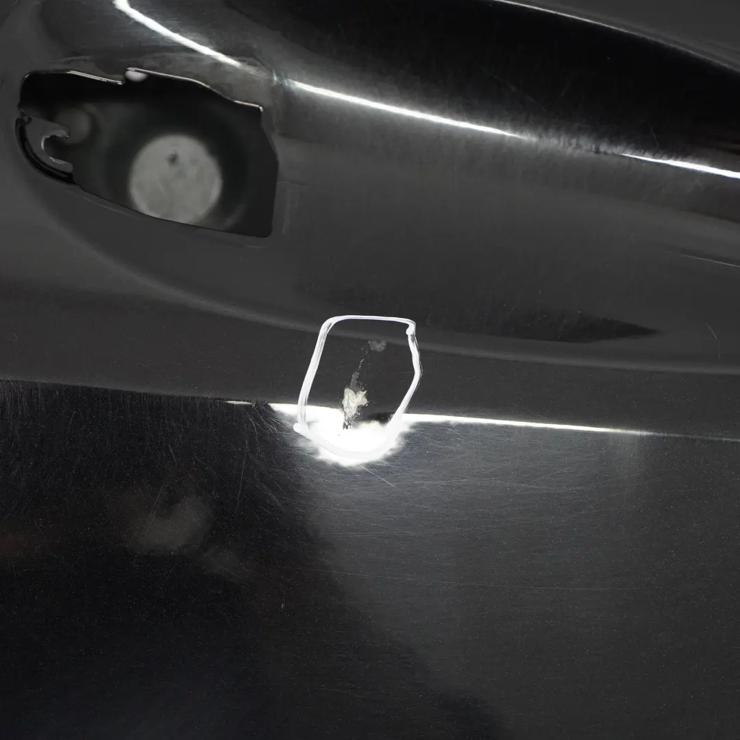 Mercedes W221 Door Front Right O/S S-Class Obsidian Black Metallic - 197 - SKU A2217200205-OB1 - Part number A2217200205