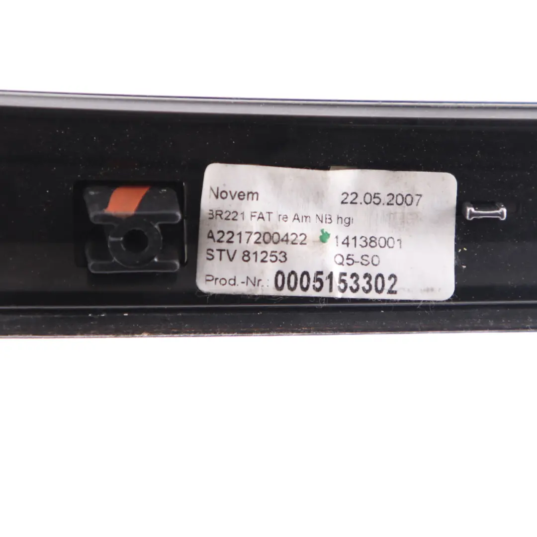 Mercedes W221 Puerta Decoración Tira Delantera Derecha Recorte - SKU A2217200422 - Número de pieza A2217200422