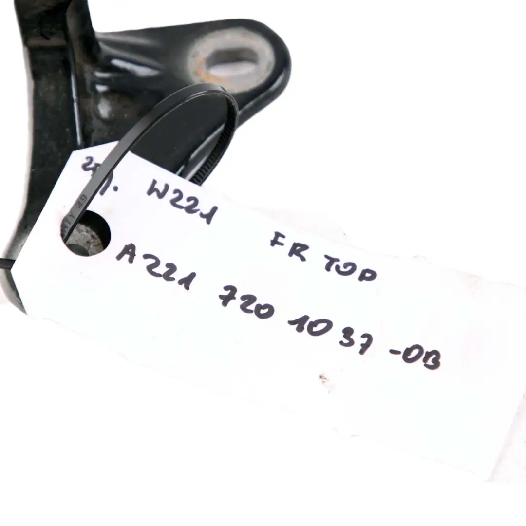 Mercedes-Benz S-Class W221 Front Right O/S Door Top Upper Hinge Obsidian Black to with Part number A2217201037 Mercedes-Benz S-Class W221 Front Right O/S Door Top Upper Hinge Obsidian Black - SKU A2217201037-OB - Part number A2217201037