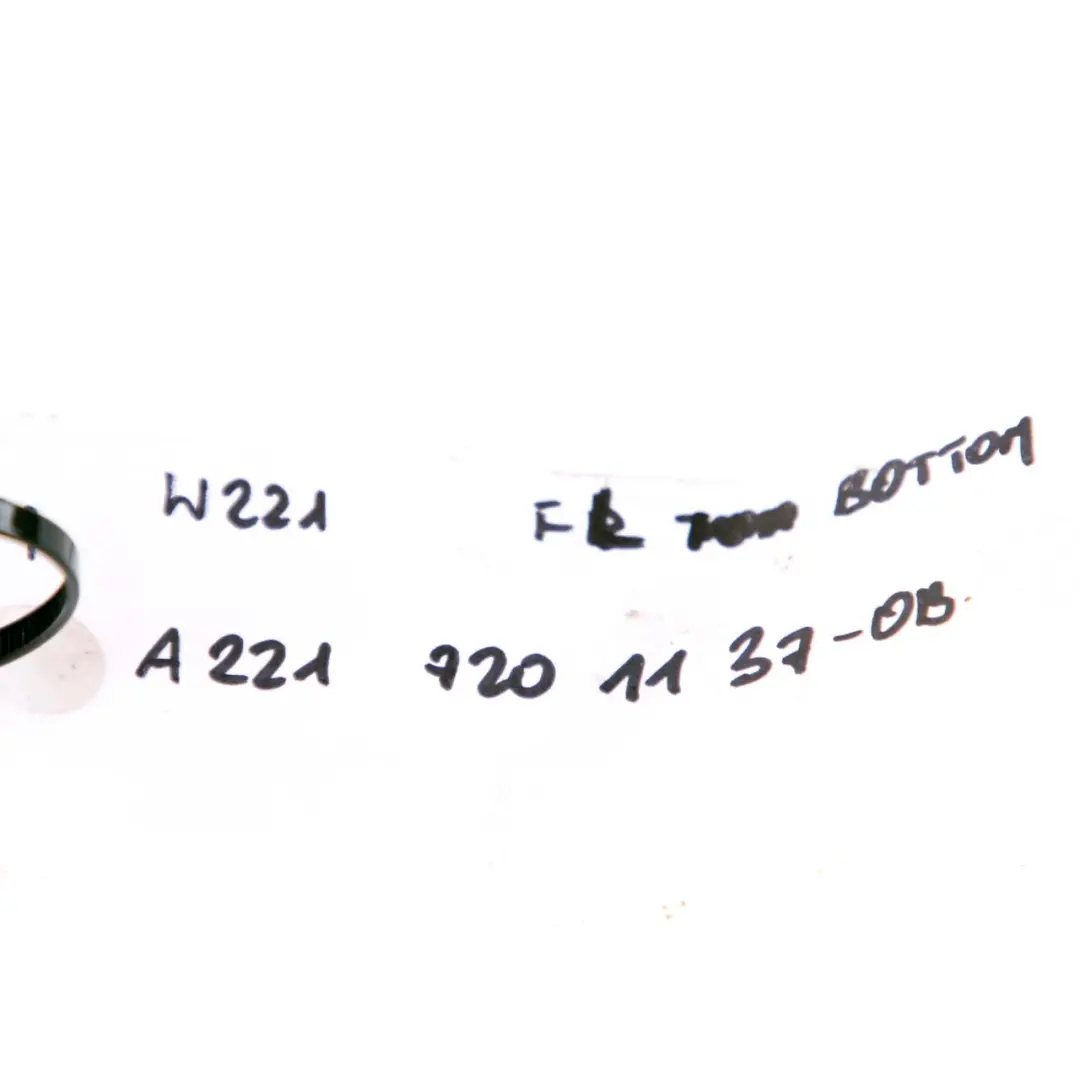 Mercedes-Benz S W221 Front Left N/S Door Bottom Lower Hinge Obsidian Black 197 to with Part number A2217201137 Mercedes-Benz S W221 Front Left N/S Door Bottom Lower Hinge Obsidian Black 197 - SKU A2217201137-OB - Part number A2217201137