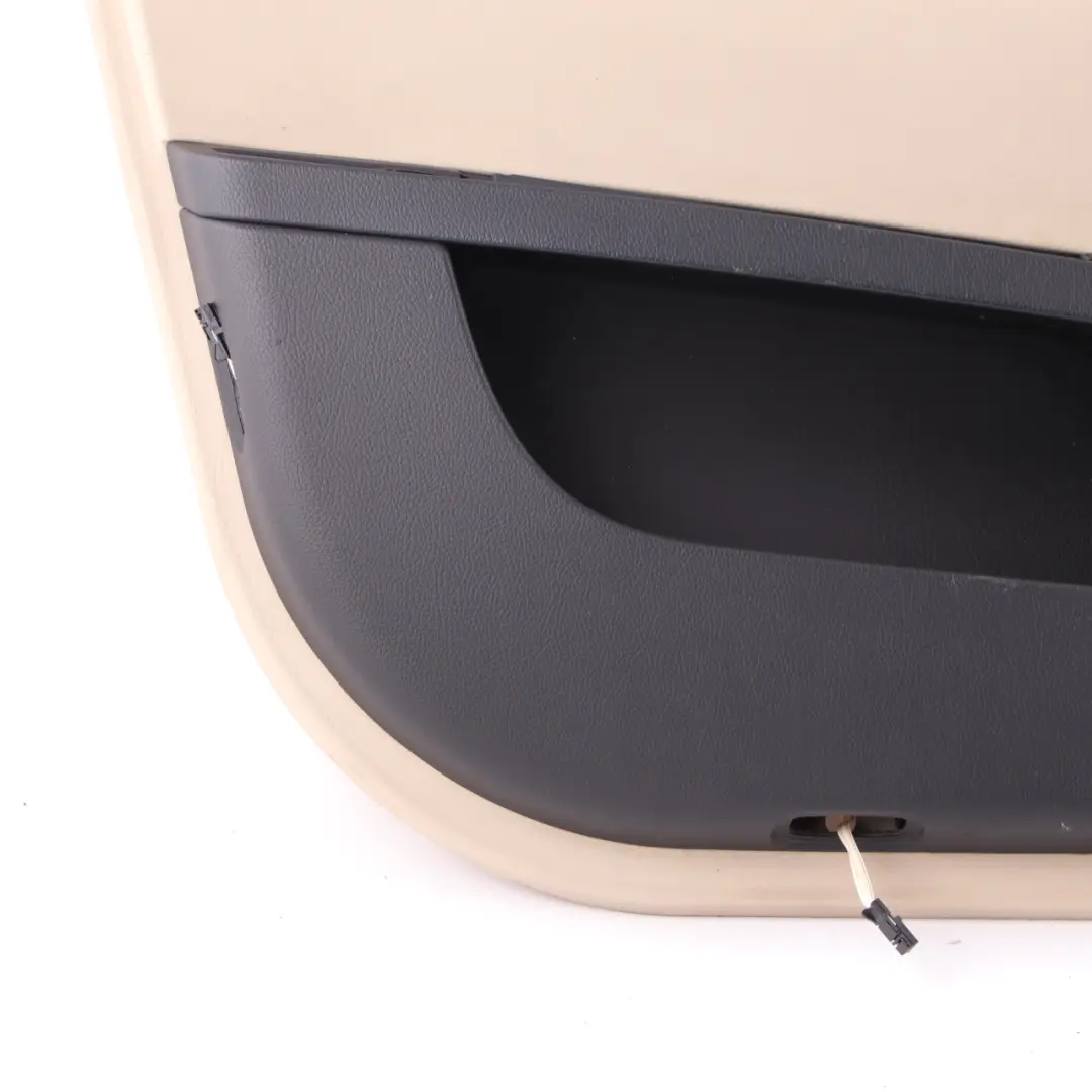 Panel Delantero Izquierdo Puerta Cuero Beige Negro para Mercedes W221 con número de pieza A2217201779 Mercedes W221 Panel Delantero Izquierdo Puerta Cuero Beige Negro - SKU A2217201779 - Número de pieza A2217201779