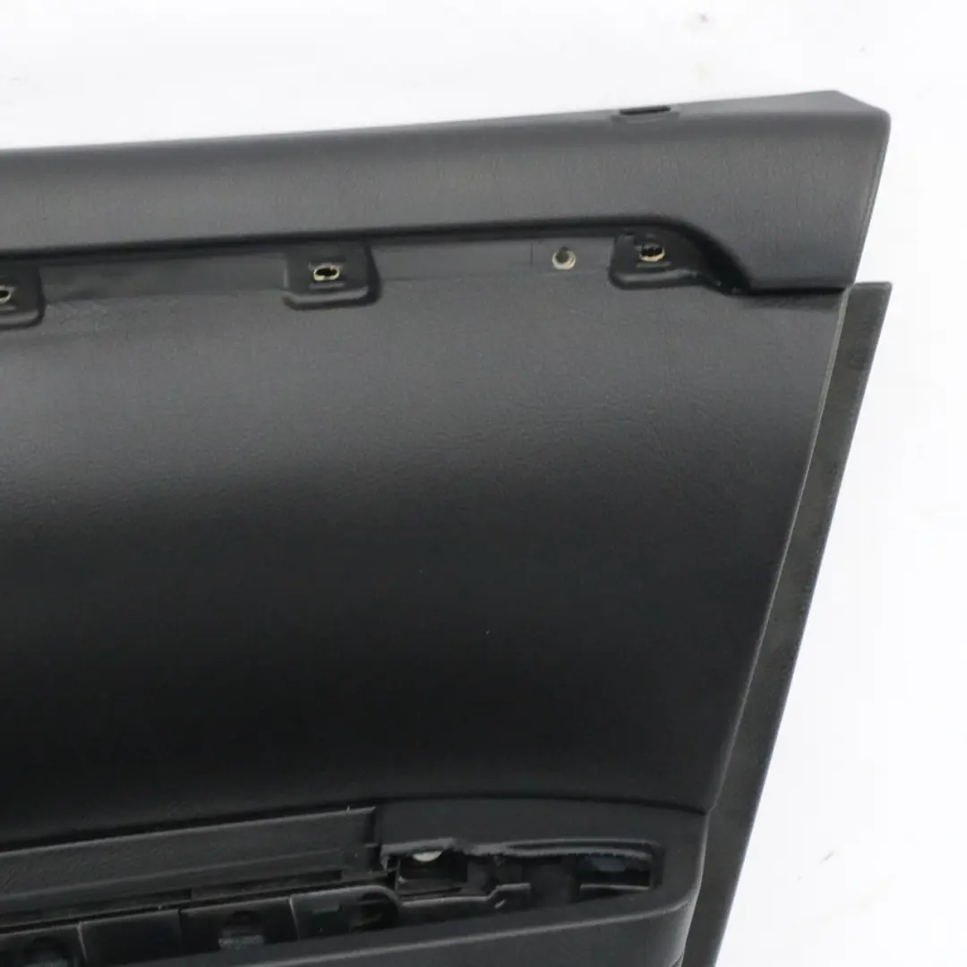 Coperchio della scheda porta destra rivestimento pelle nera Nappa per Mercedes W221 con numero di parte A2217201879 Mercedes W221 Coperchio della scheda porta destra rivestimento pelle nera Nappa - SKU A2217201879-1 - Numero di parte A2217201879