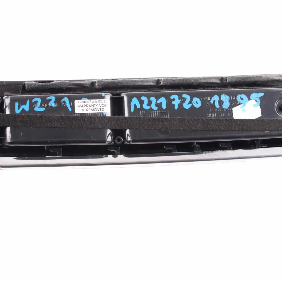 Mercedes W221 Door Card Armrest Trim Panel Front Right O/S Leather Beige - SKU A2217201895 - Part number A2217201895