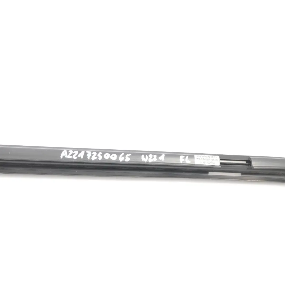 Window Seal Door Front Left N/S Sealing Gasket Strip to Mercedes W221 with Part number A2217250065 Mercedes W221 Window Seal Door Front Left N/S Sealing Gasket Strip - SKU A2217250065 - Part number A2217250065