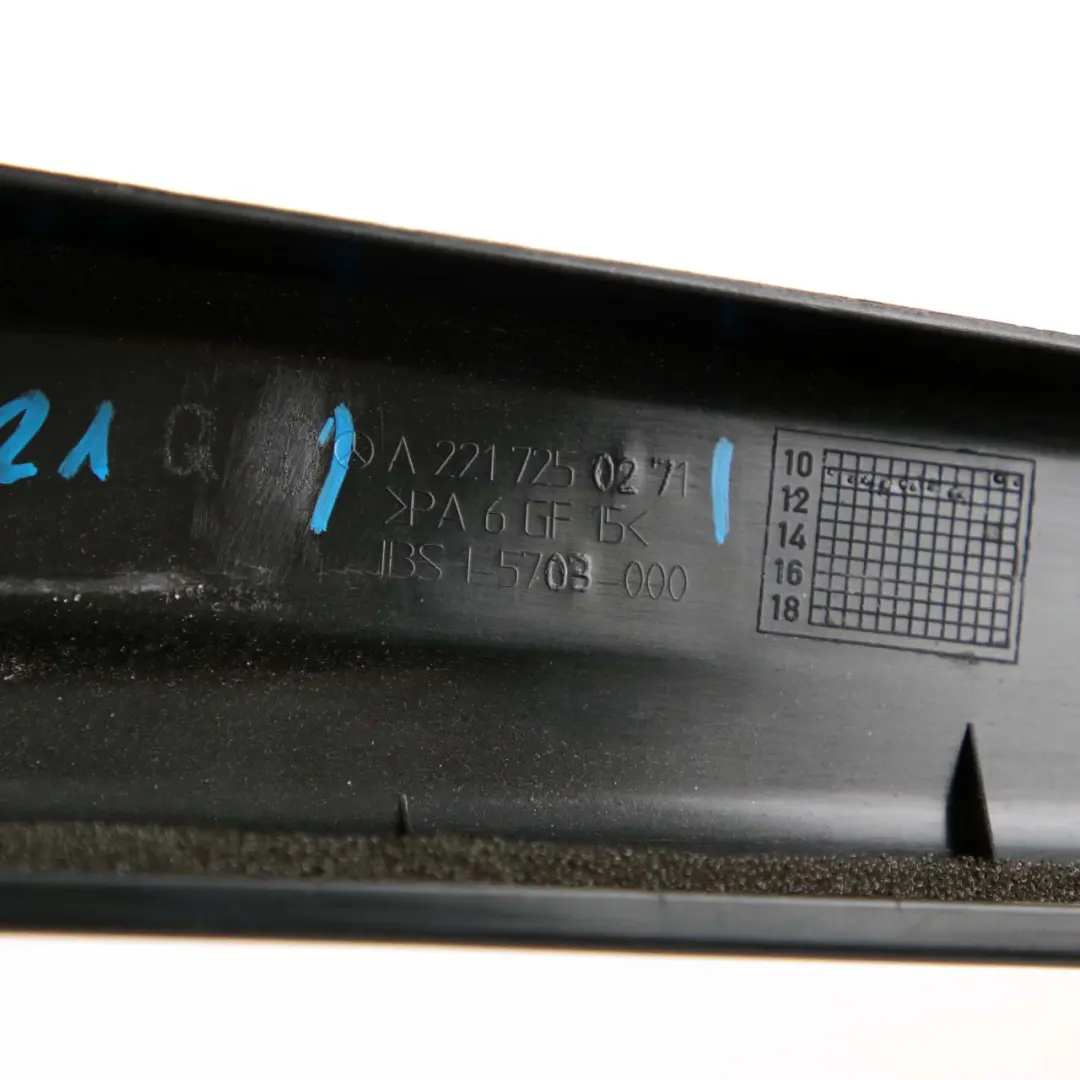  Mercedes-Benz S-Class W221 Front Right Interior Door Window Frame Cover Trim O/S - SKU A2217250271 - Part number A2217250271