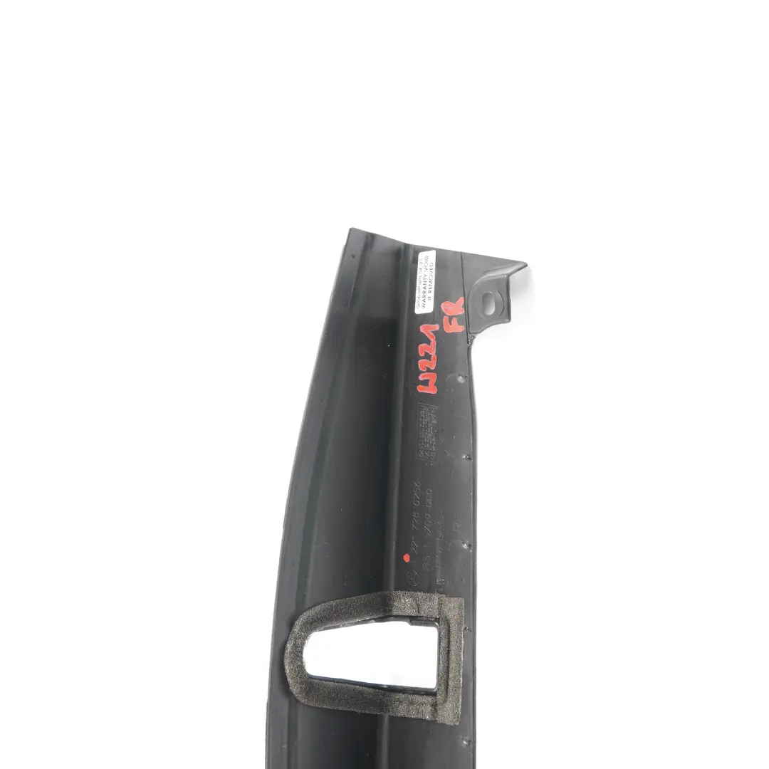 Mercedes W221 Couvercle Serrure Porte Avant Droite garniture - SKU A2217280256 - Numéro de pièce A2217280256