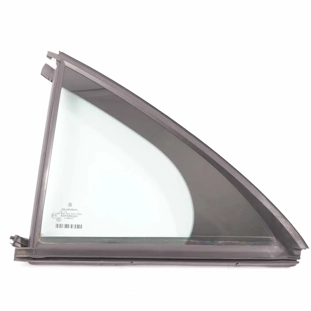 Window Glass Rear Door Left N/S Quarter Green AS2 to Mercedes W221 with Part number A2217300120 Mercedes W221 Window Glass Rear Door Left N/S Quarter Green AS2 - SKU A2217300120 - Part number A2217300120