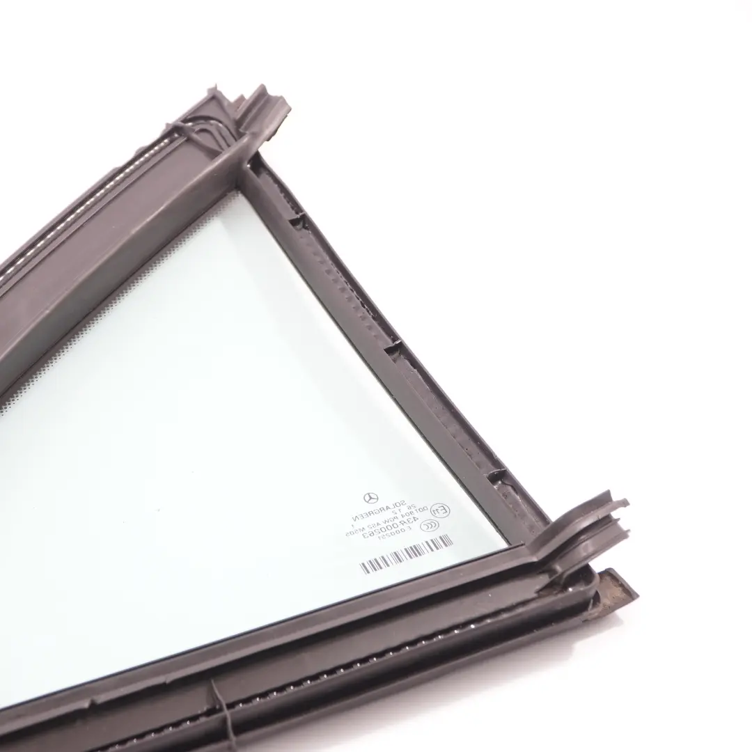 Mercedes W221 Window Glass Rear Door Left N/S Quarter Green AS2 - SKU A2217300120 - Part number A2217300120