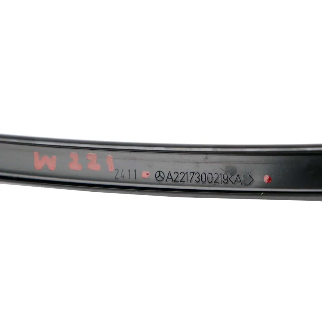  Mercedes-Benz W221 High Gloss Rear Right Door Window Trim Strip Rail - SKU A2217300219 - Part number A2217300219