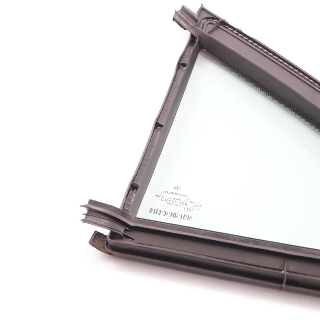 Mercedes W221 Fenster Glas Hintertür Rechts Viertel Grün AS2 - SKU A2217300220 - Teilenummer A2217300220