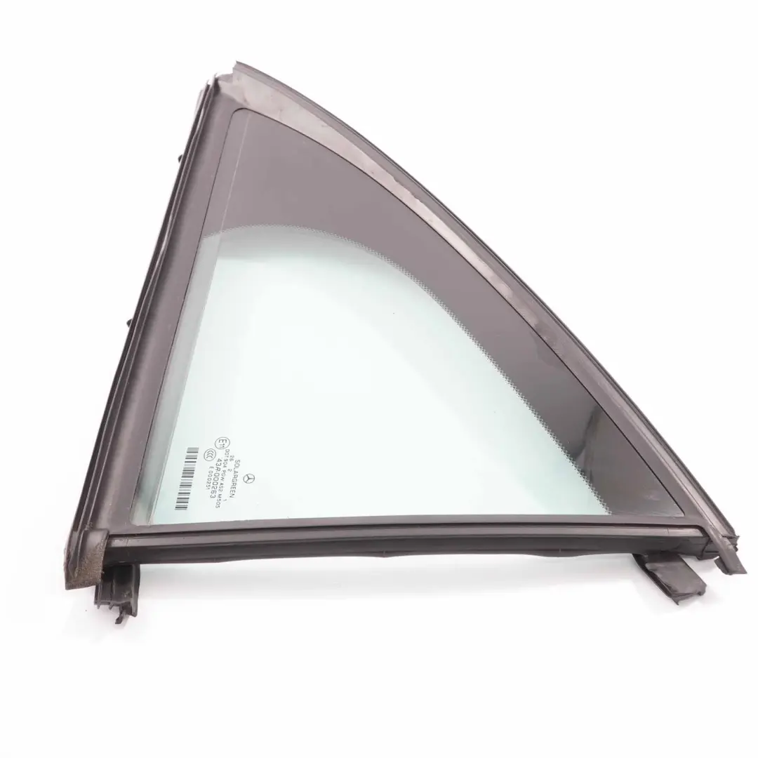 Window Glass Rear Door Right O/S Quarter Green AS2 to Mercedes W221 with Part number A2217300220 Mercedes W221 Window Glass Rear Door Right O/S Quarter Green AS2 - SKU A2217300220 - Part number A2217300220