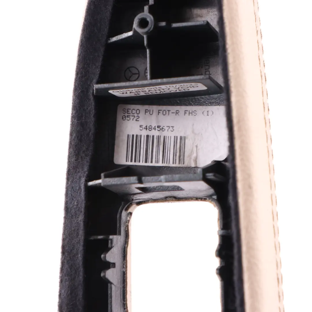 Door Card Switch Trim Cover Panel Rear Right O/S Beige to Mercedes W221 with Part number A2217300489 Mercedes W221 Door Card Switch Trim Cover Panel Rear Right O/S Beige - SKU A2217300489 - Part number A2217300489