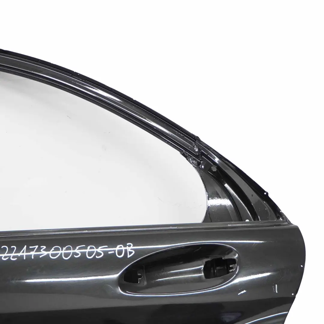  Mercedes-Benz S-Class W221 Long Rear Left Door N/S Obsidian Black Metallic - 197 - SKU A2217300505-OB - Part number A2217300505
